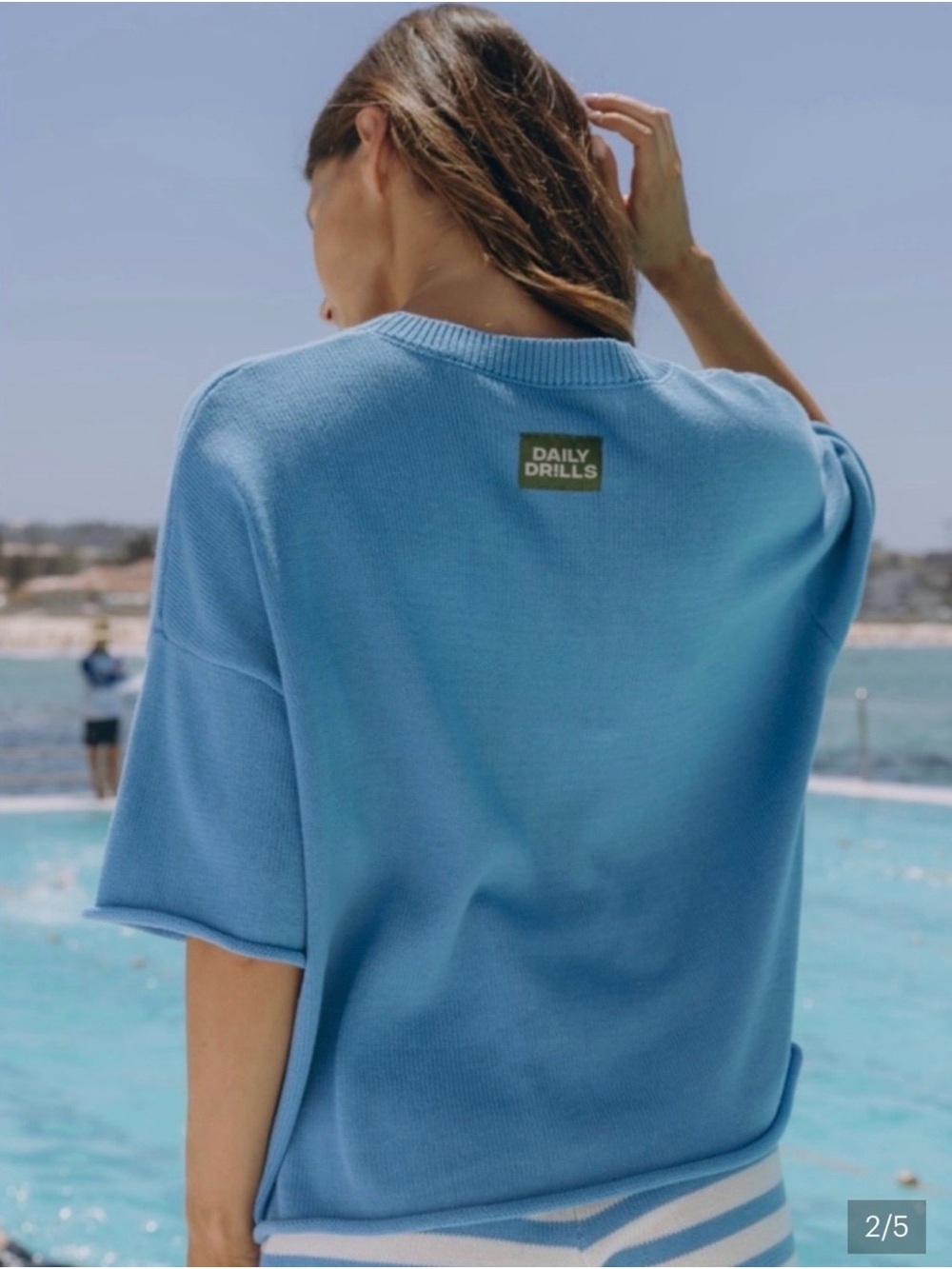 Daily Drills Knit Tee in Malibu